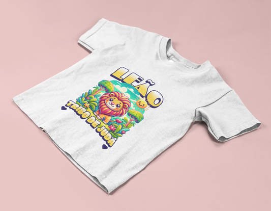 Camiseta Infantil Leão Tribo de Judá